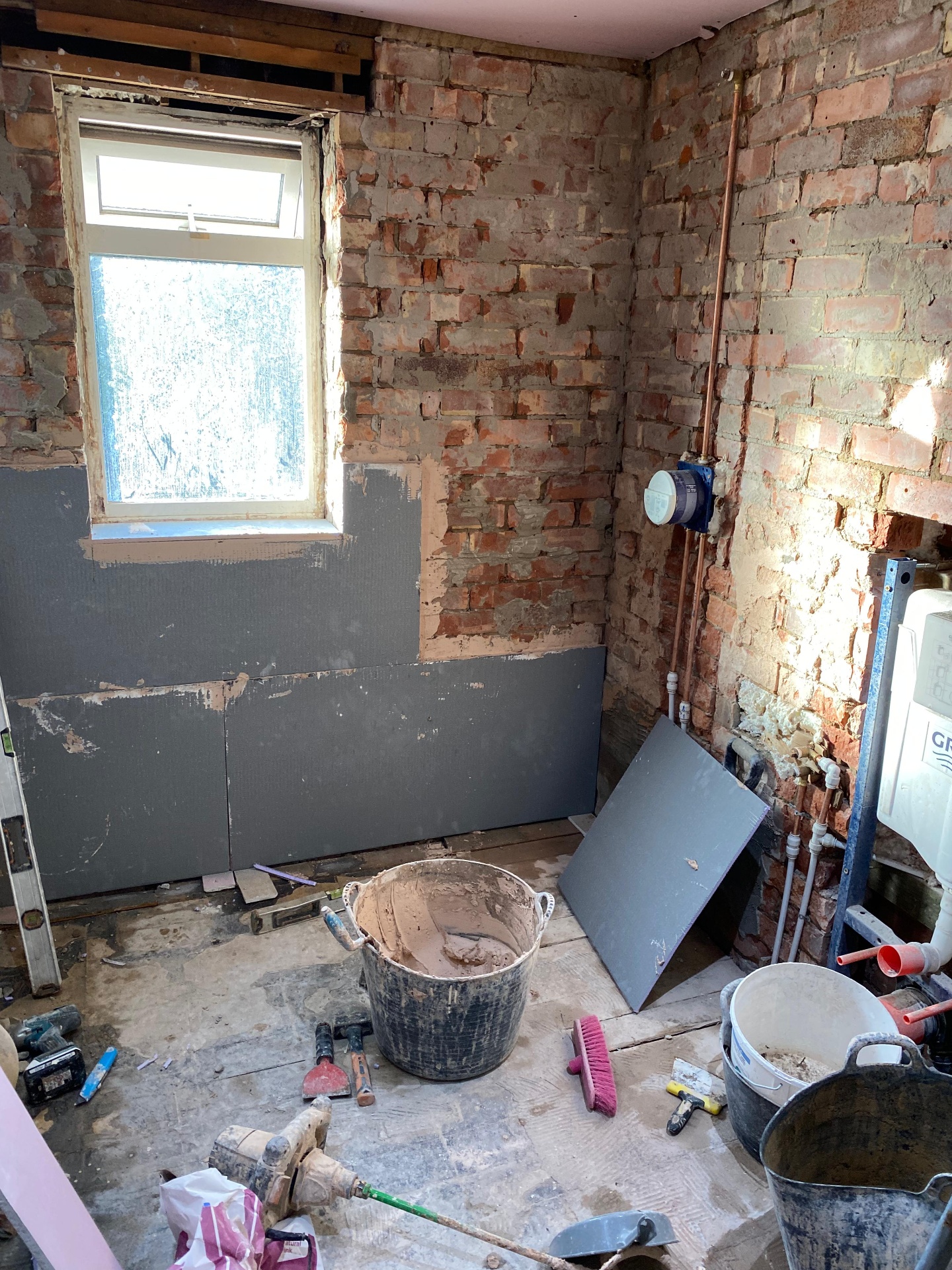 Strip-out & tile backer boards